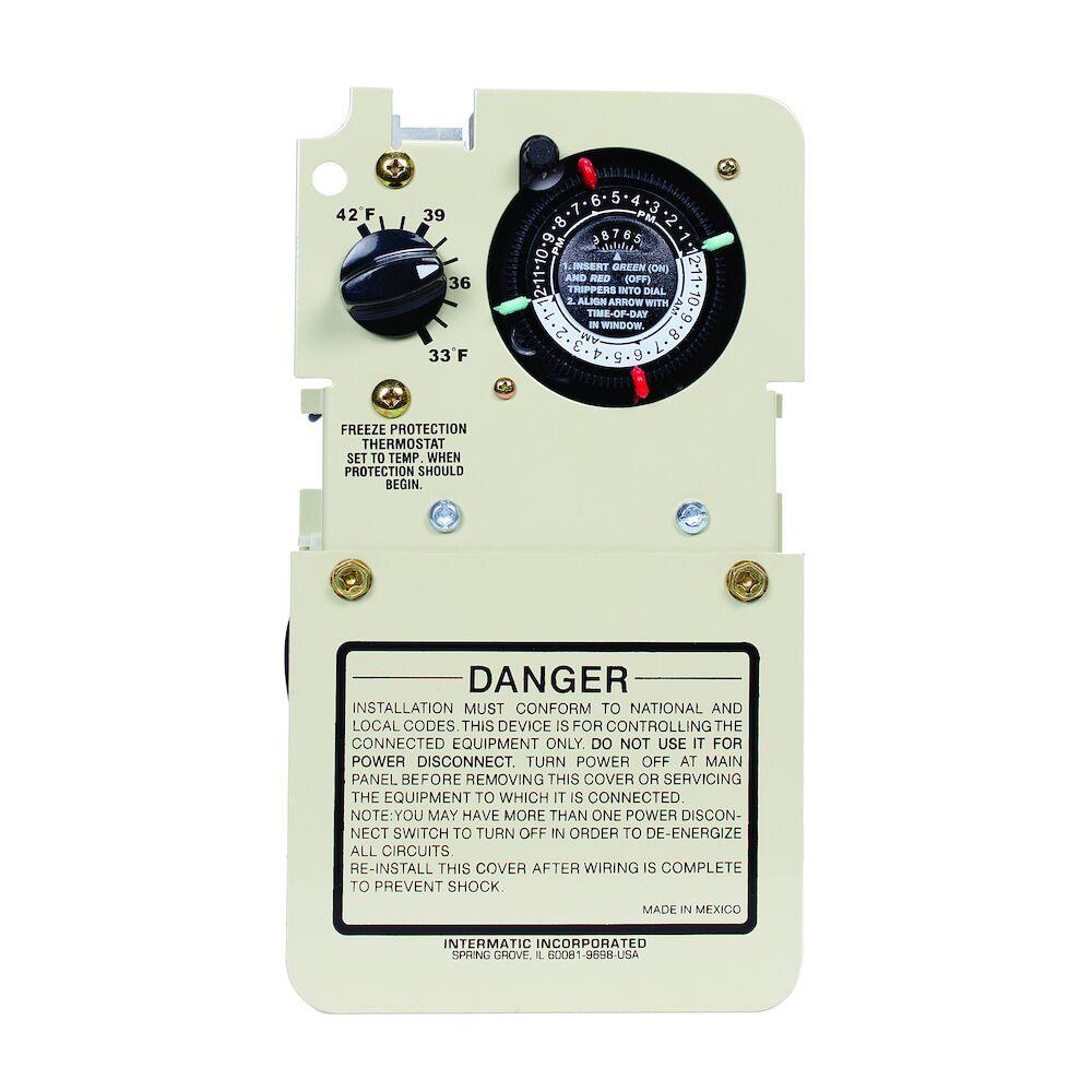 Freeze Protection Timer with Thermostat for 120/