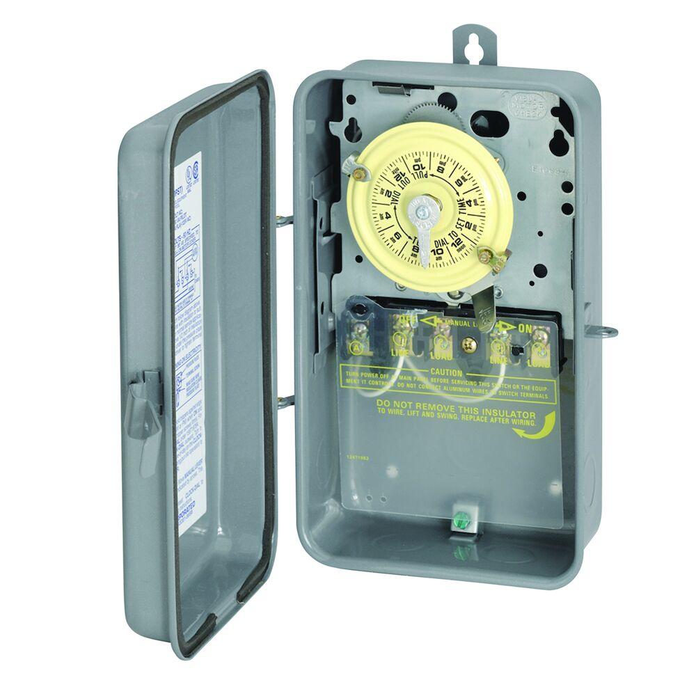 24-Hour Mechanical Time Switch, 208-277 VAC, 60H