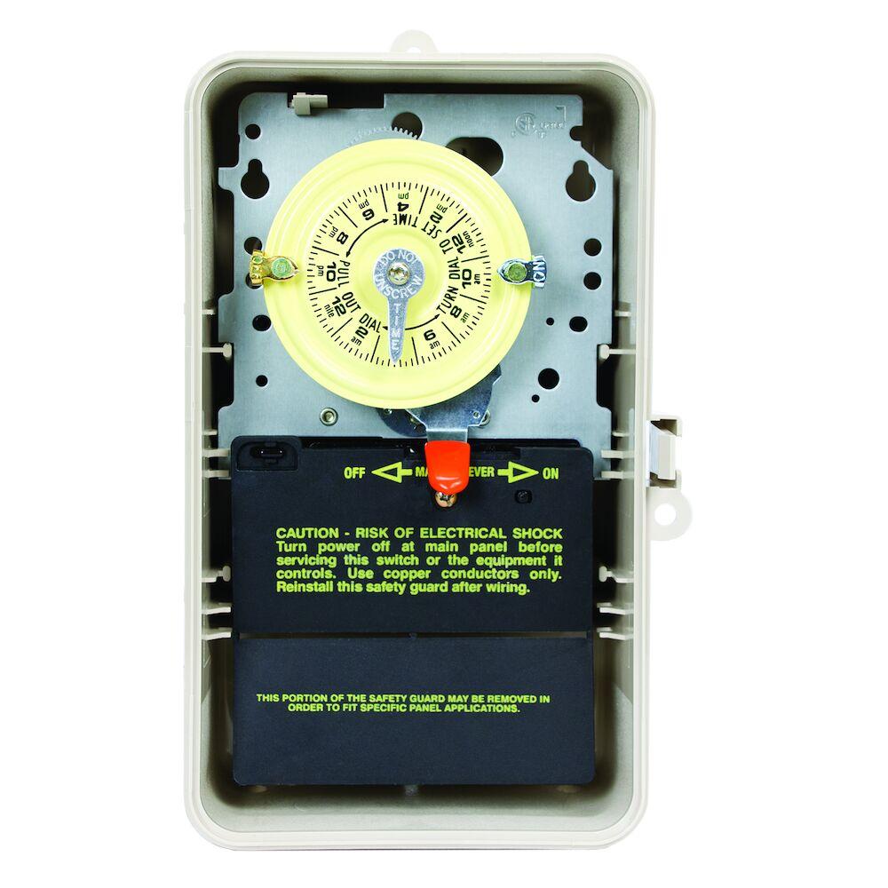 24-Hour 120V Mechanical Time Switch, SPST, Type