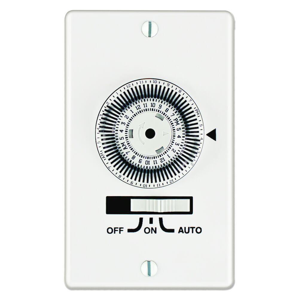 24-Hour Heavy-Duty Mechanical In-Wall Timer, Tim