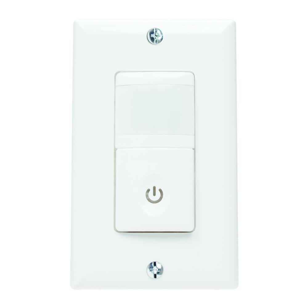 Residential In-Wall PIR Vacancy Sensor, White
