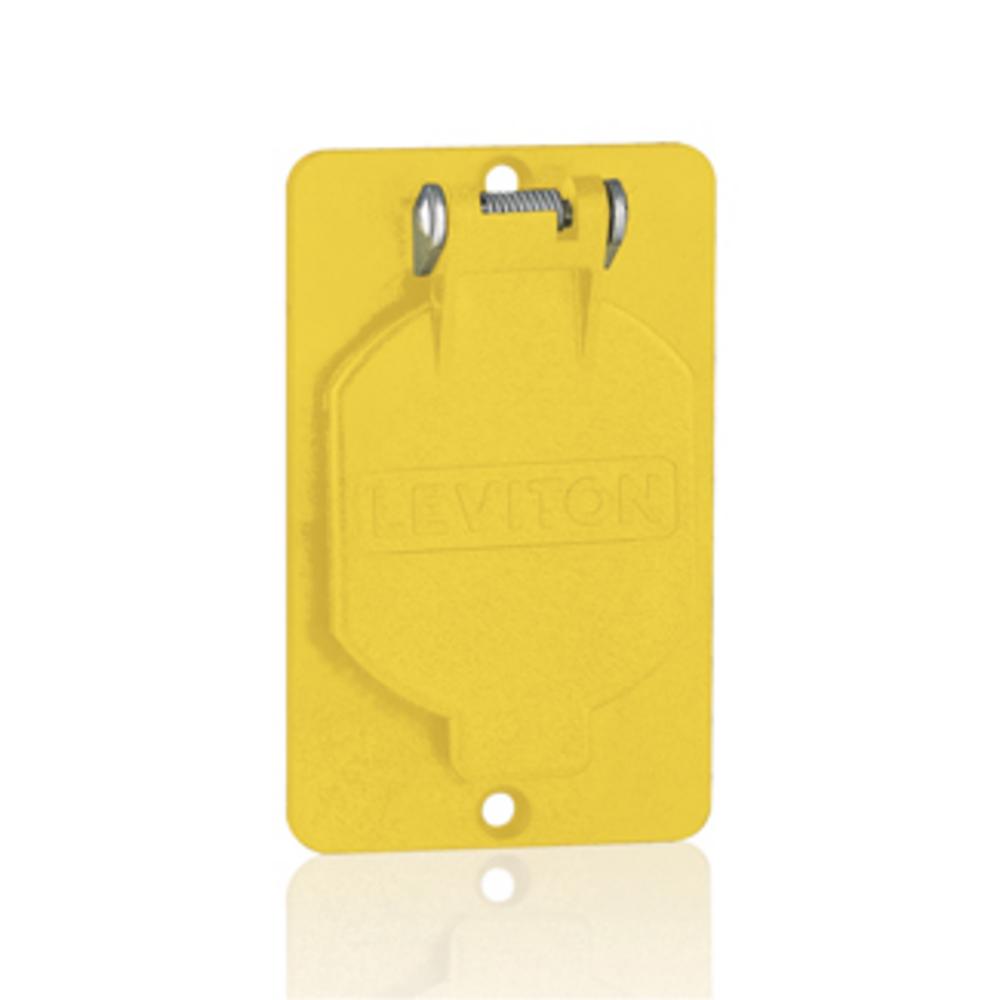 YL COVERPLATE SINGLE FLIP-LID 1.56