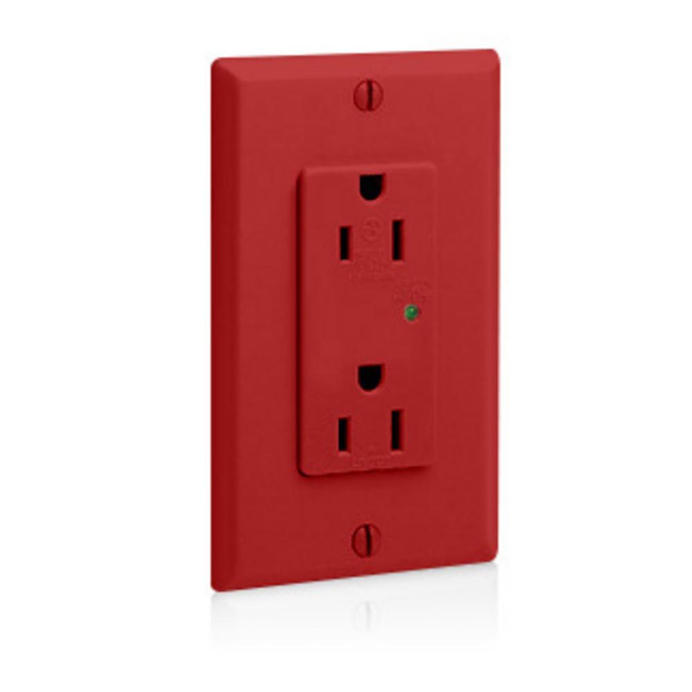 DECORA SURGE RECEPTACLE WITH WALLPLATE