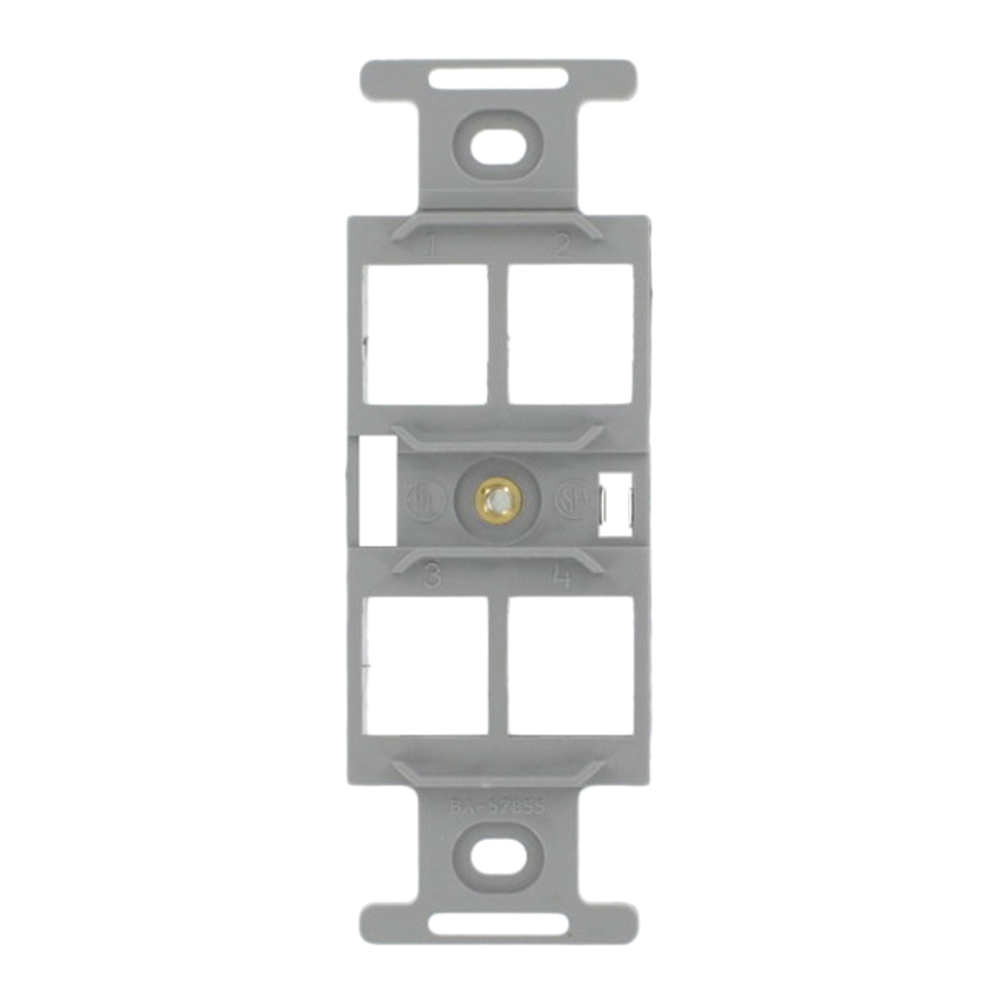 4PORT QP DUPLEX 106 STRAP GY