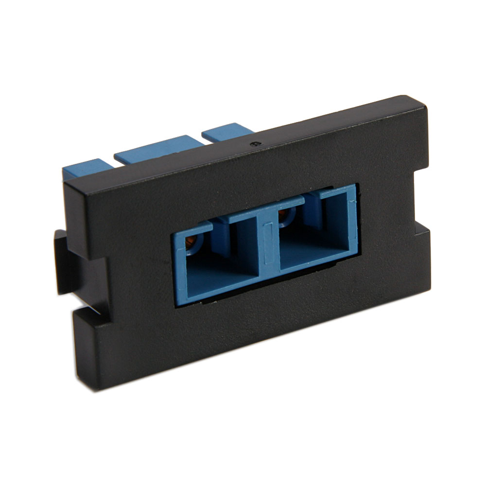 1 DPLX SC ZIRC BLUE MOS 1U MODULE BLACK