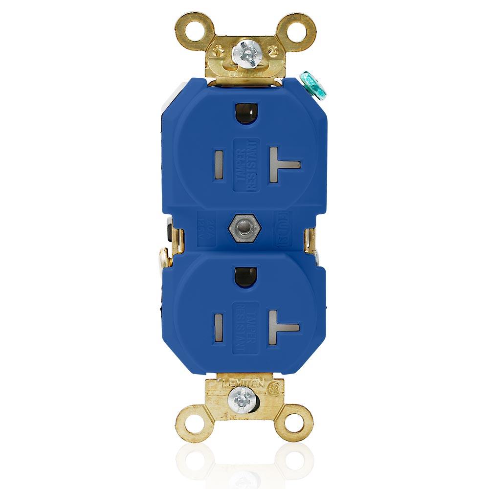 TR DUPLEX RECEPTACLE BACK AND SIDE WIRED