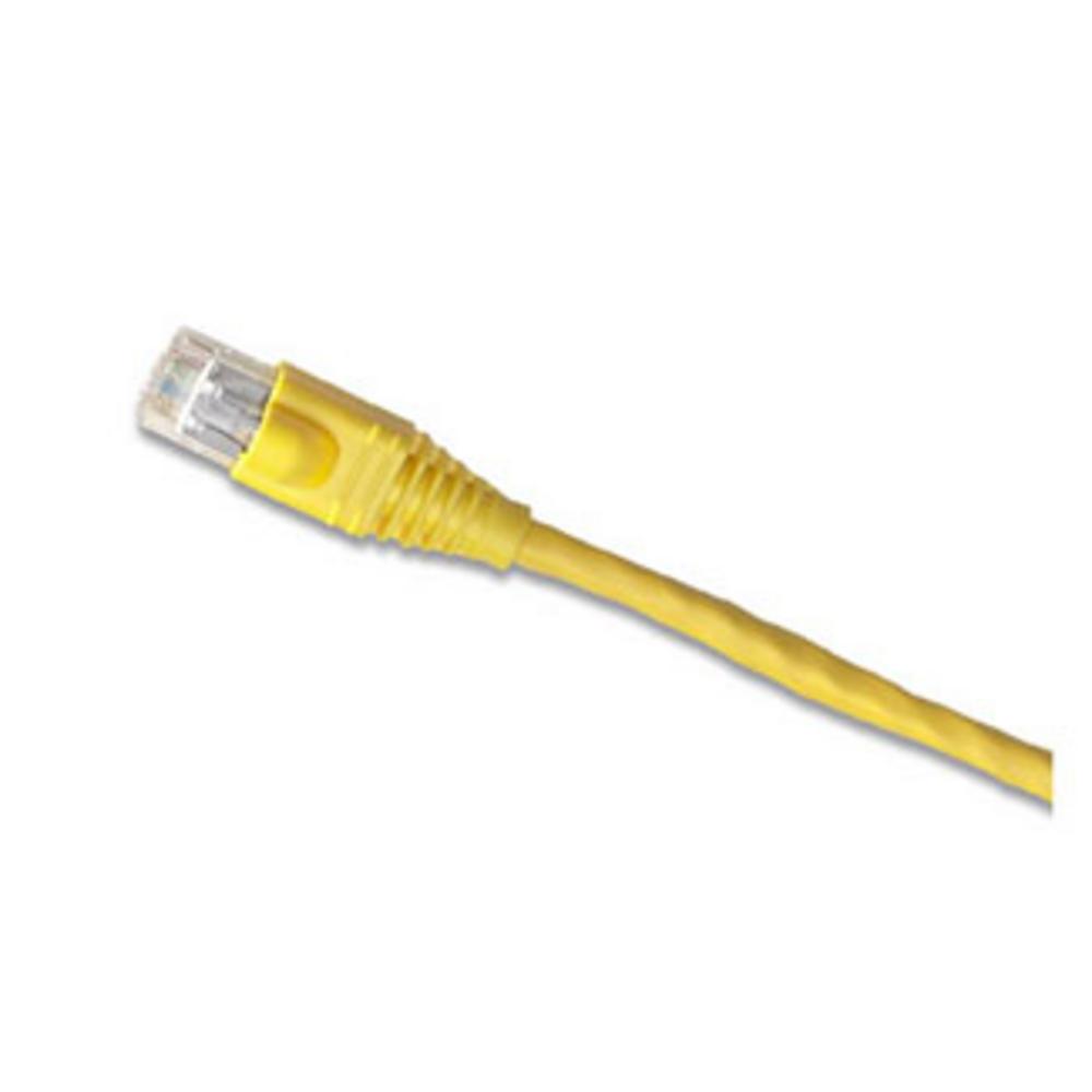 PCORD CAT 5E RUBBER BOOT 10 FT YL