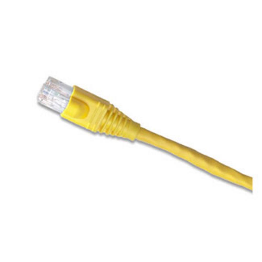 PCORD CAT 6A RUBBER BOOT 15 FT YL