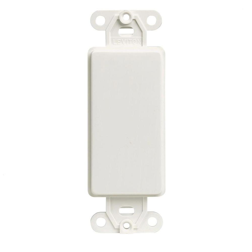 WH DECORA BLANK ADAPTER PLASTIC