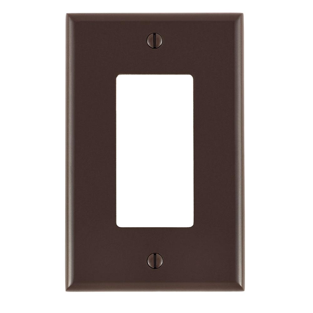 1 GANG DECORA WLPLT MIDWAY BROWN