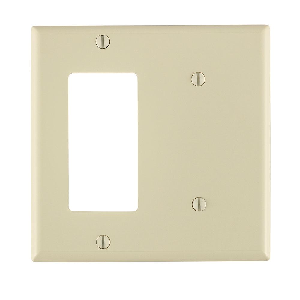 STANDARD WALLPLATE DECORA-BLANK LT ALM