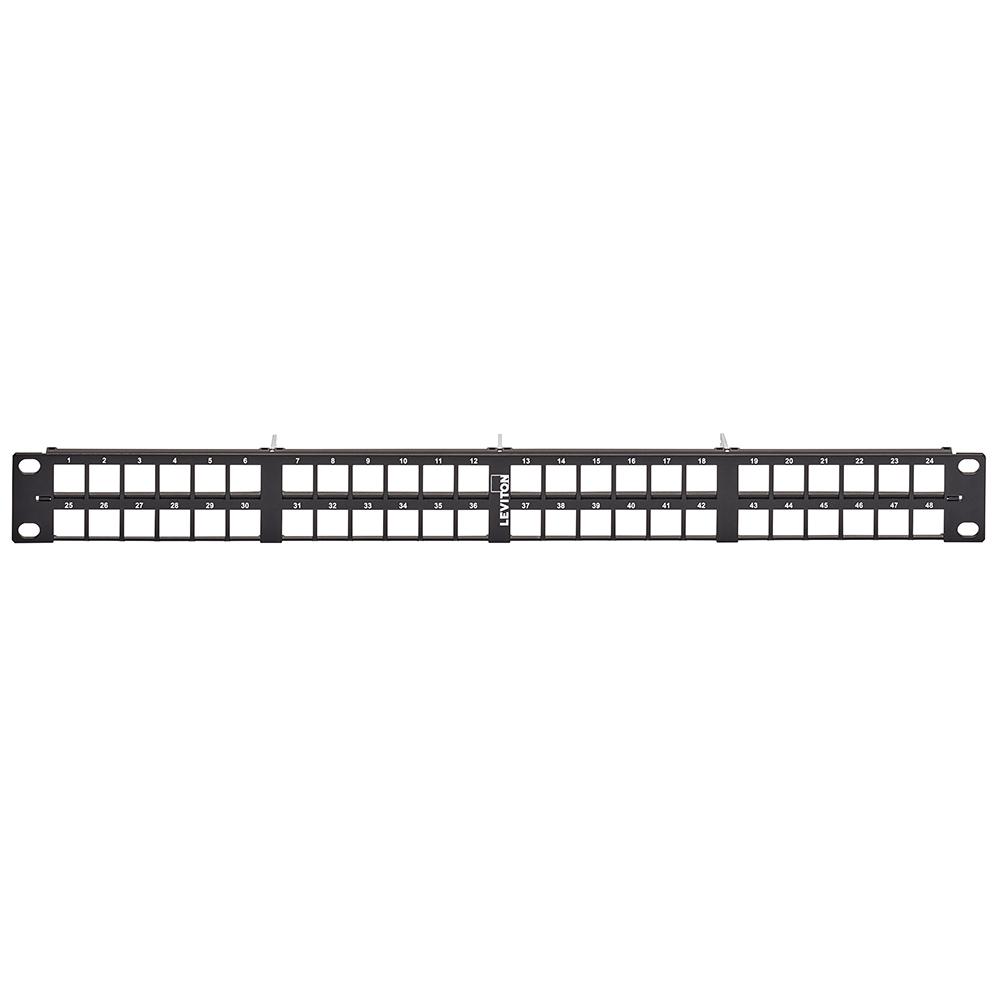 48PORT 1RU SHLD FLAT E2XHD PANEL