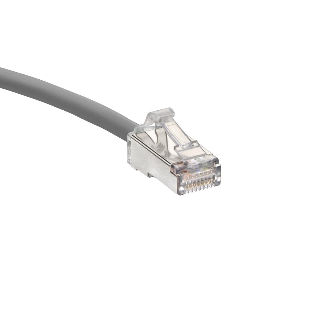 PCORD CAT 6A HIGH-FLEX 2 FT (0.60M) GY