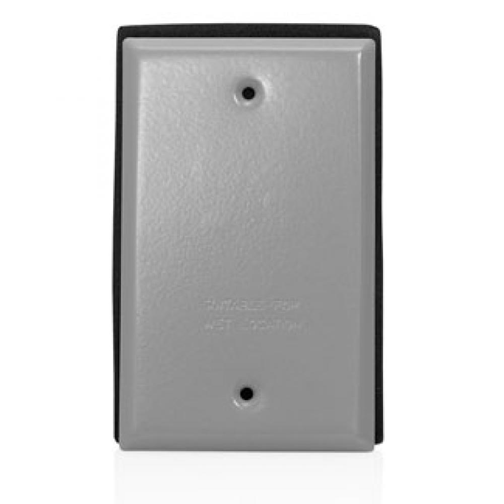 GY 1G BLANK WEATHERPROOF COVER