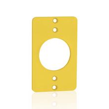 Leviton 3055-Y - COVERPLATE 1.56 DIAM SINGLE-GANG YELLOW