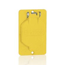 Leviton 3058-Y - YL COVERPLATE SINGLE FLIP-LID 1.56