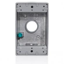 Leviton 1GM73-GY - SINGLE GANG BACK BOX