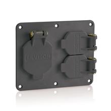 Leviton 3262W-E - 2 GANG 1.156 AND DUP WO CVR BLK