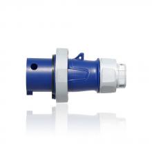 Leviton 430P9WLEV - 30 Amp Pin & Sleeve Plug-BLUE
