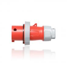 Leviton 330P7WLEV - 30 Amp Pin & Sleeve Plug-RED