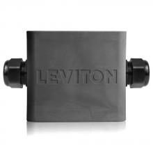 Leviton 3200F-2E - 2G RBR BX FT STD 0.590 - 1.000 BLK