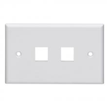 Leviton 41070-2WS - 2PORT HOR SG WP WH