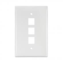 Leviton 41091-3WN - WP 3PORT SG MID WH