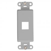 Leviton 41641-GY - INS DEC 1 PORT GY