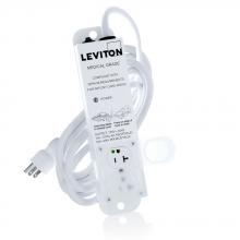 Leviton 5302M-2N5 - 20A MEDGRD PWRSTR NOSURGE 2OUTLT 15'CORD