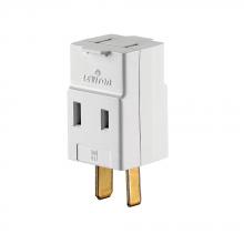 Leviton 531-W - POLARIZED CUBE TRIPLE OUTLET ADAPTER.