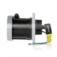 Leviton 560R5WLEV - 60 AMP PIN & SLEEVE RECEPTACLE-BLACK