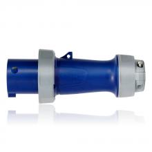 Leviton 360P6WLEV - 60 Amp Pin & Sleeve Plug-BLUE