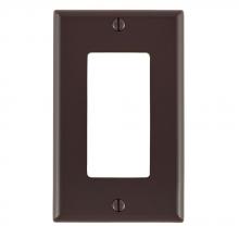 Leviton 80401-N - NYLON PLATE-BROWN