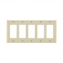 Leviton 80423-T - 5 G LT ALMD WALL PLAT