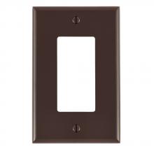 Leviton 80601 - 1 GANG DECORA WLPLT MIDWAY BROWN