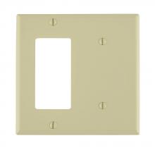 Leviton 80708-I - STANDARD WALLPLATE DECORA-BLANK IVORY