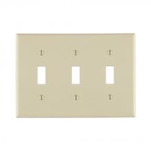 Leviton 80711-T - 3 GANG TGLE WLPLT LA