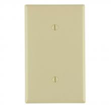 Leviton 80719-I - SINGLE GANG WALLPLATE BLANK IVORY