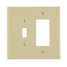 Leviton 86605 - 2 G 1 TGL 1 DEC OVERSIZED WP IVORY