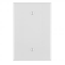 Leviton 88114 - 1G JUMBO BLANK BX MOUNT WALLPLT, WH