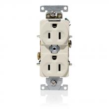 Leviton C5262-T - 15A 125V IND DUPLEX REC LA