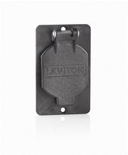 Leviton 3058-E - EB COVERPLATE SINGLE FLIP-LID 1.56