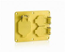 Leviton 3262W-Y - 2 GANG 1.156 AND DUP WO CVR YLW