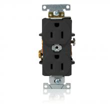 Leviton L5262-E - 515R IND FC IND DUPLEX REC BLK