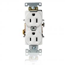 Leviton L5262-W - 515R IND FC IND DUPLEX REC WHT