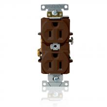 Leviton L5262 - 515R IND FC IND DUPLEX REC BRN