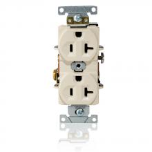 Leviton L5362-T - LA DUPL REC 2P3W GROUND 5-20R 20A-125V