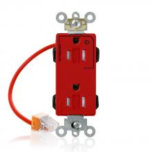 Leviton MT162-1CR - 15A LLOK TR SPLIT DEC CNTRL RED