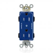 Leviton MT162-2BU - 15A LLOK TR CONTROL DEC REC BLUE