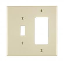 Leviton PJ126-T - 2 GANG 1 TGLE 1 DEC WLPLT MID LA